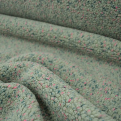 Sherpa - Teddy chiné - Vert sauge - Calissone