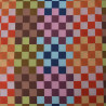 Popeline de Viscose Checker - Sunday - Calissone