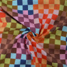 Popeline de Viscose Checker - Sunday - Calissone