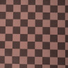 Gabardine Checker marron - Tuesday - Calissone