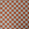 Gabardine Checker terracotta - Friday - Calissone