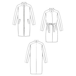 Pattern Manteau Marcello - Calissone