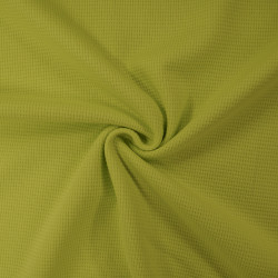 Jersey gaufré - Vert anis - Calissone