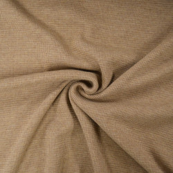 Jersey gaufré - Beige chiné - Calissone
