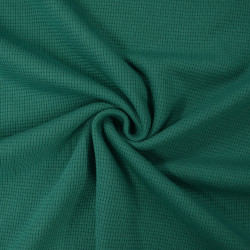 Jersey gaufré - Vert émeraude - Calissone