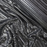 Tissu plissé Lina - Argent - Calissone