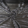 Tissu plissé Lina - Argent - Calissone