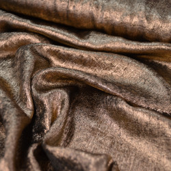 Tissu lamé Rick - Bronze - Calissone