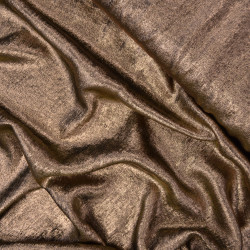 Rick lamé fabric - Bronze - Calissone