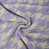 Double -sided - mauve / ecru - Calissone