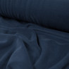 Velours nicky extensible - Bleu indigo - Calissone