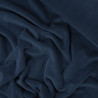Velours nicky extensible - Bleu indigo - Calissone