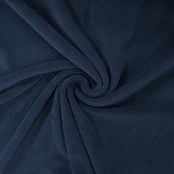 Velours nicky extensible - Bleu indigo - Calissone