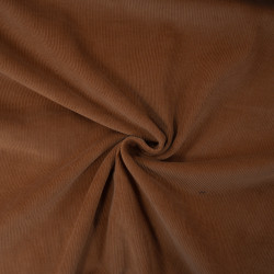 Plain milleraies velvet - Light brown - Calissone