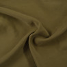 Viscose unie peau de pêche - Vert kaki - Calissone