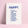 Happy postal cards - Calissone