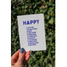Carte Postale Happy - Calissone