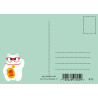 Good Luck with Maneki Neko Postcard - Calissone