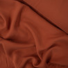 Twill de viscose uni - Terracotta - Calissone