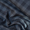 Lainage vichy tartan - Gris anthracite - Calissone