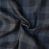 Lainage vichy tartan - Gris anthracite - Calissone