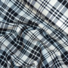 Double -sided tartan woolen - white - Calissone