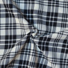 Double -sided tartan woolen - white - Calissone