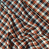 Vichy Tartan wool - Cinnamon - Calissone