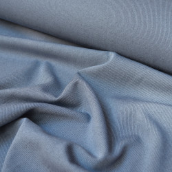 Heather wool gabardine - Blue - Calissone