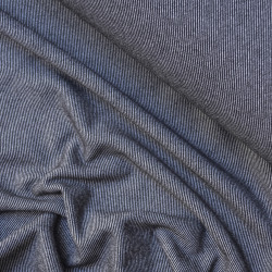 Two-tone wool twill - Black and white - Calissone