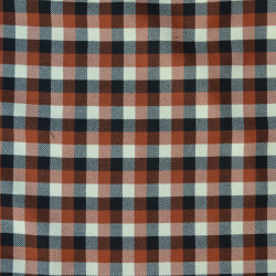 Lainage vichy tartan - Cannelle - Calissone
