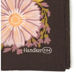 Cotton scarf / bandana 55cm - Purple - Calissone