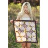 Cotton scarf / bandana 55cm - Purple - Calissone