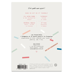 Kit Macramé Porte-clés – Cœur - French kits - Calissone