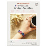 Kit Bracelet macramé – Jolies feuilles - French kits - Calissone