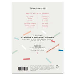 Kit Bracelet macramé – Jolies feuilles - French kits - Calissone