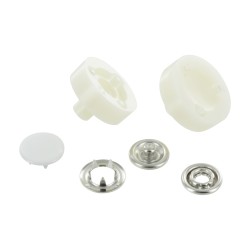 Bouton pression jersey BabySnap® rond métal - Calissone