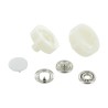 Bouton pression jersey BabySnap® rond métal - Calissone