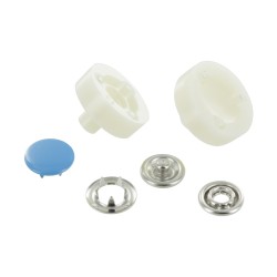 Bouton pression jersey BabySnap® rond métal - Calissone