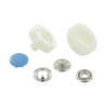 Bouton pression jersey BabySnap® rond métal - Calissone