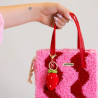 Woven Tote Bag Kit - Pink and Red Waves - Craft Club - Calissone