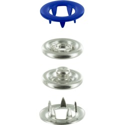 Bouton pression jersey BabySnap® anneau métal - Calissone