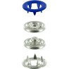 Bouton pression jersey BabySnap® anneau métal - Calissone
