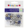 Bouton pression jersey BabySnap® anneau métal - Calissone