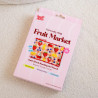 Embroidery Pouch Kit - Fruit Market - Craft Club - Calissone