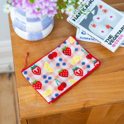 Embroidery Pouch Kit - Fruit Market - Craft Club - Calissone