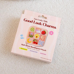 Embroidery Pouch Kit - Good luck charm - Craft Club - Calissone