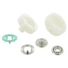 Bouton pression jersey BabySnap® anneau métal - Calissone