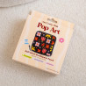 Kit de Pochette broderie - Pétales pop art - Craft Club - Calissone