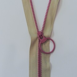 Non-separable pop colored zip 40cm - Calissone